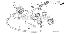 Honda BF15 D4 LGA (BALJ) - Honda Outboard Engine, Made in Japan (SN: BALJ-1100001 - BALJ-1199999) FUEL PUMP (2)