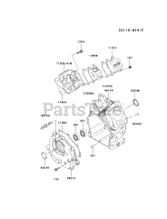 Kawasaki FE120D-LS02 - Kawasaki Engine CYLINDER/CRANKCASE