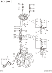 Subaru Robin DY300D12380 (DY30) - Subaru Robin Engine, Diesel 300 Intake &amp; Exhaust