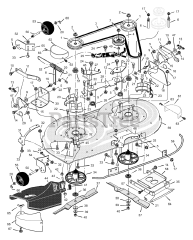 Stanley 425605x683A - Stanley 42" Lawn Tractor (2001)
