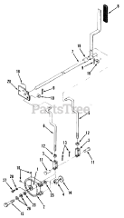 Toro R1-24OE02 (724-Z) - Toro Garden Tractor (SN: 010000001 - 019999999) (1991) Parking Brake