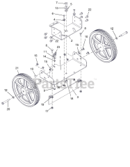Ariens 946154 - Ariens 22" Walk-Behind String Trimmer, 149cc Kohler XT6 (SN: 005000 & Above)