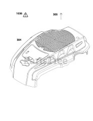 Briggs & Stratton 125P07-0011-F1 - Briggs & Stratton Vertical Engine Blower Housing