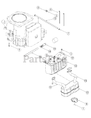 White Outdoor LT-950 H (13AP616P790) - White Outdoor 50" Lawn Tractor (2006) Engine Accessories
