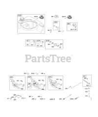 Briggs & Stratton 129802-1908-E1 - Briggs & Stratton Vertical Engine Controls, Fuel Supply, Governor Spring