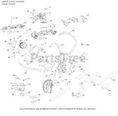 Kohler CH740-0101 - Kohler Command PRO Engine, Basic Version, Dual-Fuel Version 08 Fuel System