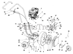 Parker 947103 - Parker 169cc Walk-Behind Blower (SN: 000101 & Above)