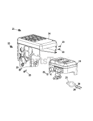 MTD 31A-32AD706 - MTD Snow Thrower (2014) 165-SUC Muffler
