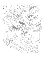 Briggs & Stratton 425624x190B (7800305) - Briggs & Stratton 42" Lawn Tractor (2007)