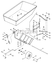 Snapper 25066 (81007) - Snapper 25" Rear-Engine Riding Mower, 6hp Bag-N-Wagon Accessory (Part 2)