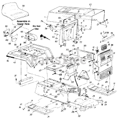 Wizard MTD 7116A68 - Wizard Lawn Tractor (1986) (Western Auto) Parts01