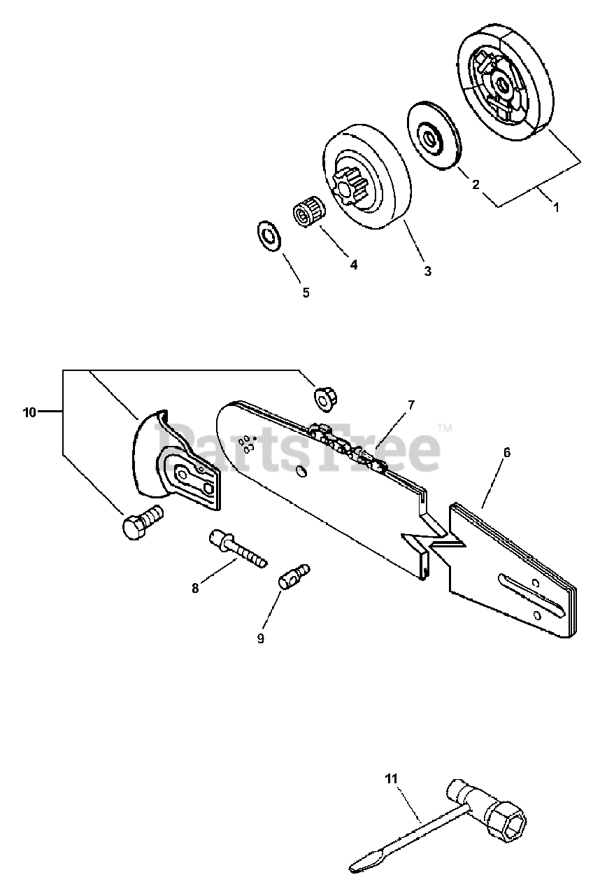 Echo CS3000 Echo Chainsaw (Type 1)(SN 00001001 99999999) Clutch