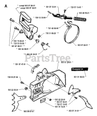 Husqvarna 61 - Husqvarna Chainsaw (SN: 19910900001 - 19933600000)
