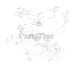 Exmark 116-3001 - Exmark Ultra Vac Bagger for Pioneer Mower (SN: 404314159 - 406294344) (2019) Completing Kit No. 116-4884