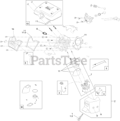 Toro 38473 (518 ZE) - Toro 18" Power Clear Snow Thrower (SN: 316000001 - 316999999) (2016) Engine Assembly No. 1