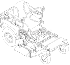 Gravely 992056 (PM 34Z) - Gravely Pro-Master 34" Zero-Turn Mower, 15hp Kawasaki (SN: 000101 - 001499)