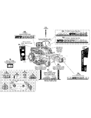 MTD RZT-42 (17AC2ACG004) - MTD Gold Zero-Turn Mower (2008) (Ace Hardware) Label Map RZT-42
