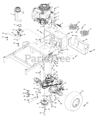 Scag SWZT61-22FSE - Scag 61" Walk-Behind Mower, 22hp Kawasaki (SN: L3800001 - L3899999)