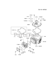Kawasaki FJ180V-AS24 - Kawasaki Engine CYLINDER/CRANKCASE