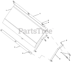 Ariens 926045 - Ariens 36" Power Brush, Subaru (SN: 035000 - 039999) Deflector Kit-72601700