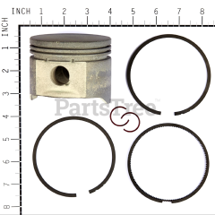 Snapper 393271 Use 499956: Piston Assy-Std - image 5