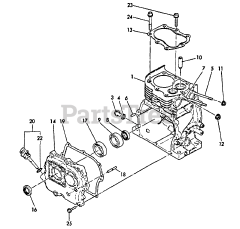 Echo WP-3000 - Echo Water Pump (SN: F0000 - F7298)