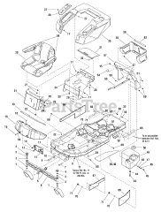 Murray EZM 2042 (7800490) - Murray 42" Zero-Turn Mower, 20hp Briggs & Stratton (2009)