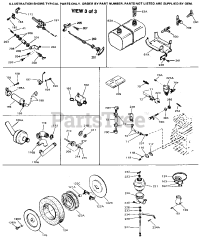 Tecumseh HH80-110108D - Tecumseh Engine Engine Parts List #3