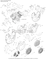Kohler CH960-2005 - Kohler Command PRO Engine, Basic Version, 36hp, 999cc 06 Blower Housing