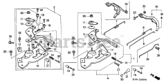 Honda GX120 K1 SX (GC01) - Honda Engine, Made in Japan (SN: GC01-2000001 - GC01-4299999) CONTROL (1)