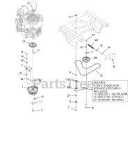 Gravely 992280 (Pro-Turn 460) - Gravely Pro-Turn 60" Zero-Turn Mower, Kohler EFI Propane (SN: 050000 & Above)