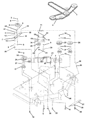 Ariens 992312 (PM 144 Z) - Ariens Pro-Master 44" Zero-Turn Mower, 21hp Kawasaki (SN: 001000 & Above) Belts, Spindles, Idlers And Mower Blades