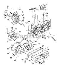 Murray S-1543 - Murray 50cc ATV (2002) Crankcase Assy