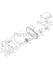 Cub Cadet 215 (39A-215-100) - Cub Cadet Kohler CVT Drive Enclosure att Kohler CVT Drive Enclosure