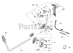 Echo CLS-5800 - Echo Clearing Saw Handle