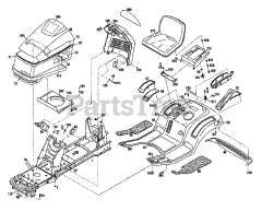 Troy-Bilt 13086 - Troy-Bilt Lawn Tractor, Hydro Drive (SN: 130860100101 & Above)