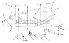 Ariens 915502 (1540) - Ariens Zoom 40" Zero-Turn Mower, 15hp Kawasaki (SN: 020000 & Above) Baffles And Chute