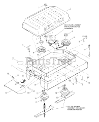 Snapper PMHA 7360 (80528) - Snapper 36" Pro Mower Deck Assembly