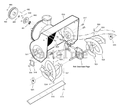 Murray 627809x5D - Murray 27" Snow Thrower (2005) Auger Housing