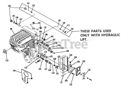 Toro 1-0465 - Toro Lawn Tractor, 12hp (1973) Parts List For Hydrostatic Transmission Piston-Piston Type (plate 4.5)