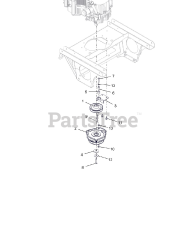 Gravely 992292 (Pro-Turn 260) - Gravely Pro-Turn 60" Zero-Turn Mower, Yamaha EFI (SN: 062000 - 069999) PTO Clutch