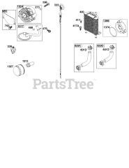 Briggs & Stratton 61H277-0010-E1 - Briggs & Stratton Horizontal Engine Lubrication Group