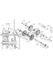 Huskee 31AS6CEG731 - Huskee Snow Thrower (2005) (Tractor Supply) Drive Shaft Threaded 753-05173