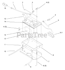 Toro 72110 (270-H) - Toro Lawn & Garden Tractor (SN: 089000001 - 089000599) (1998)
