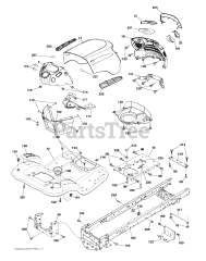 Poulan Pro PP 20VA46 (960480092-02) - Poulan Pro Lawn Tractor (2017-10)
