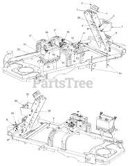 White Outdoor Z-165 (53CA1A3G190) - White Outdoor 42" Zero-Turn Mower Electrical Components &amp; Switches
