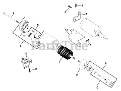 Kohler M10-461531 - Kohler Magnum Engine, Made for Aetco, 10hp, 7.5kW Electric Start 11-10-500 REV 3/15/2006 to show group description.