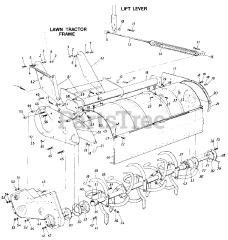 White Outdoor 190-746-190 - White Outdoor 28" Tiller Attachment (1988)