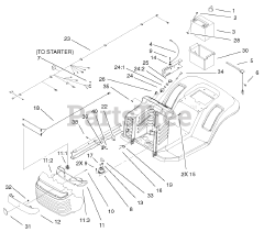 Toro 71226 (16-38 XLE) - Toro Lawn Tractor (SN: 210000001 - 210999999) (2001) Electrical Assembly