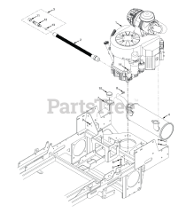 Scag SCZII72V-38FX-EFI - Scag Cheetah II 72" Zero-Turn Mower, 38hp Kawasaki (SN: S8500000 - S8599999) (Rev 01) SCZII ENGINE &amp; ATTACHING PARTS